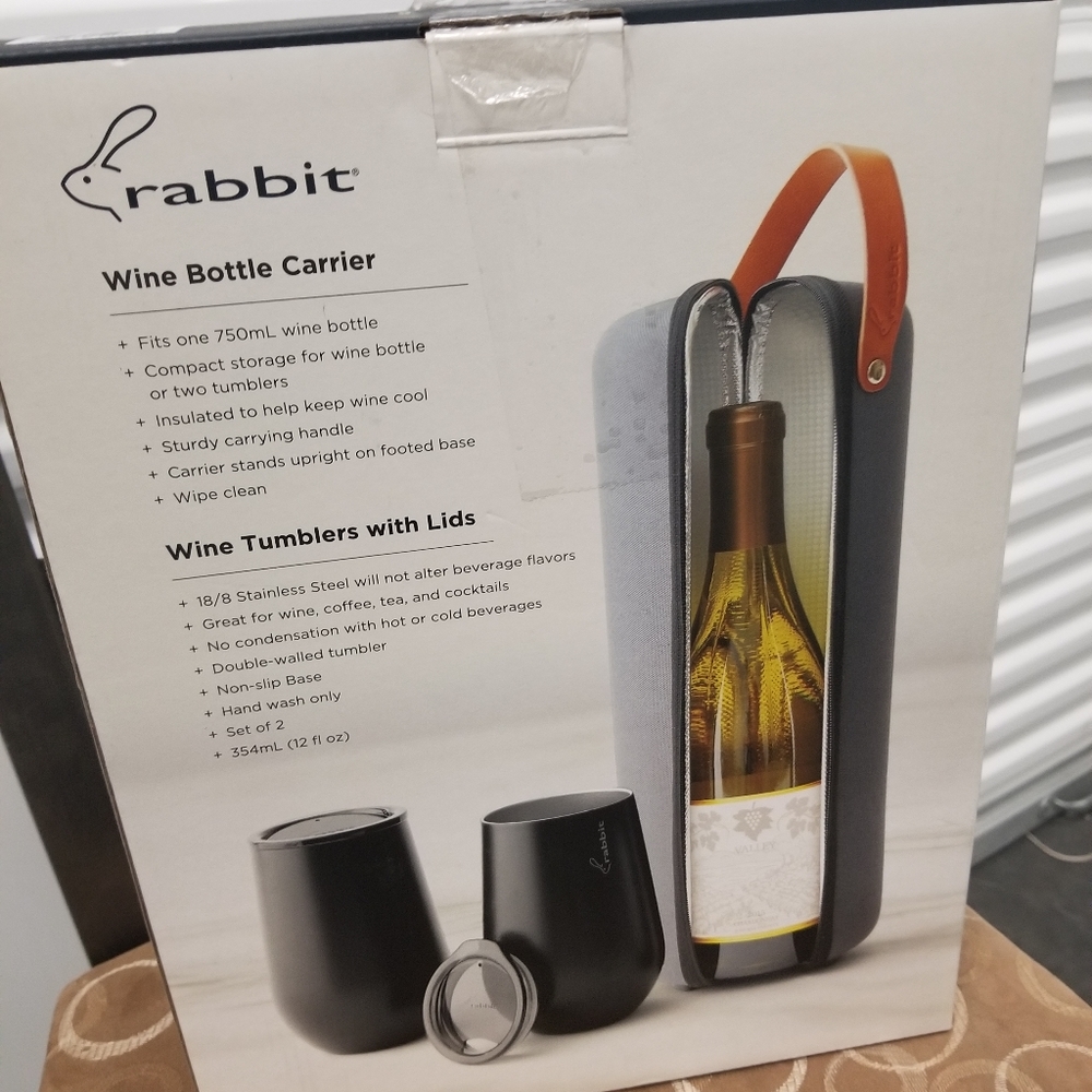 RABBIT WINE TO GO SET